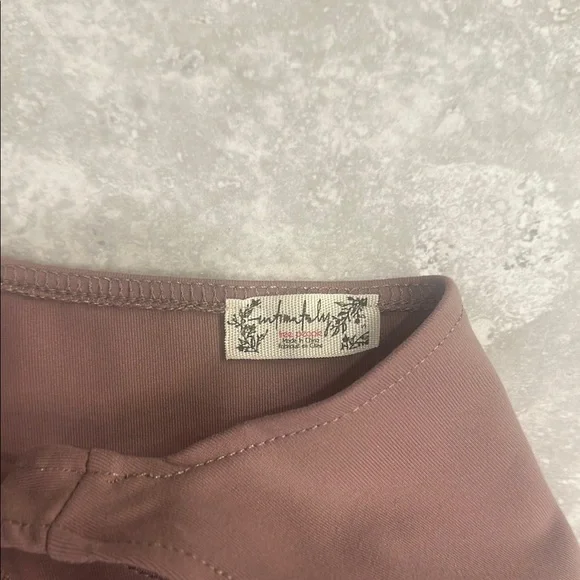 Free People Pink Sleeveless Fitted Bodysuit - Picture 2 of 3